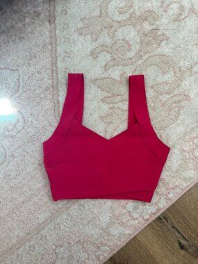 Babaton Sculpt Knit Greek Tank in pink size S